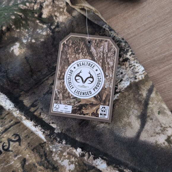 Men's Large Realtree Scent Control Apx Camo Tshirt Camouflage - Picture 5 of 6